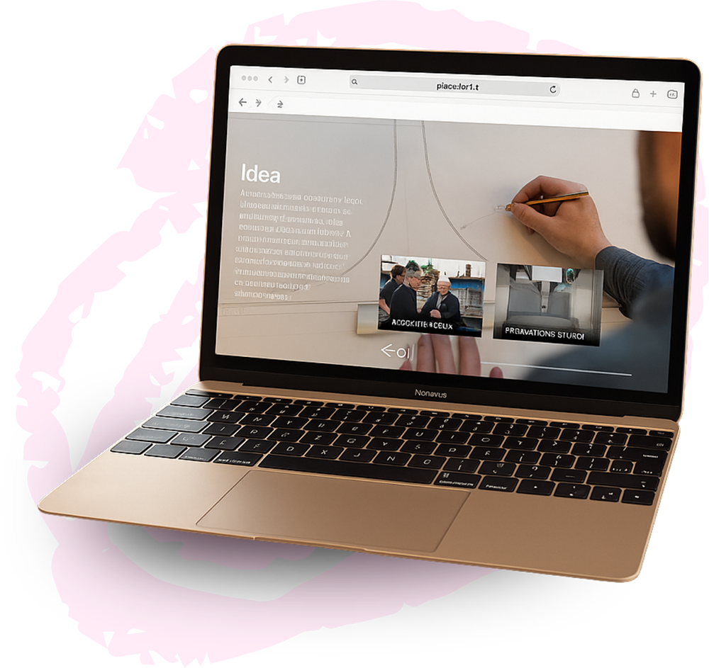 Minitor con screenshot del sito web